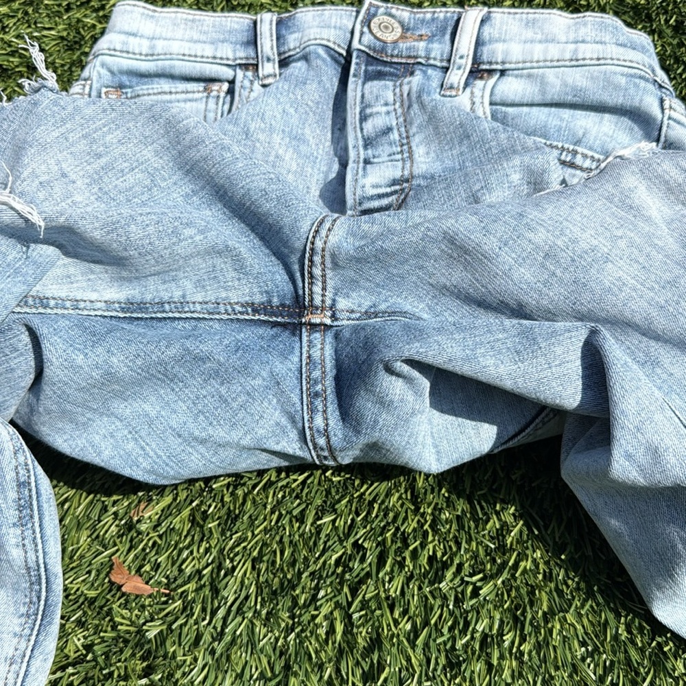 Excellent used condition Express Vintage Skinny HR Distressed Jeans Size 00 - Picture 9 of 9